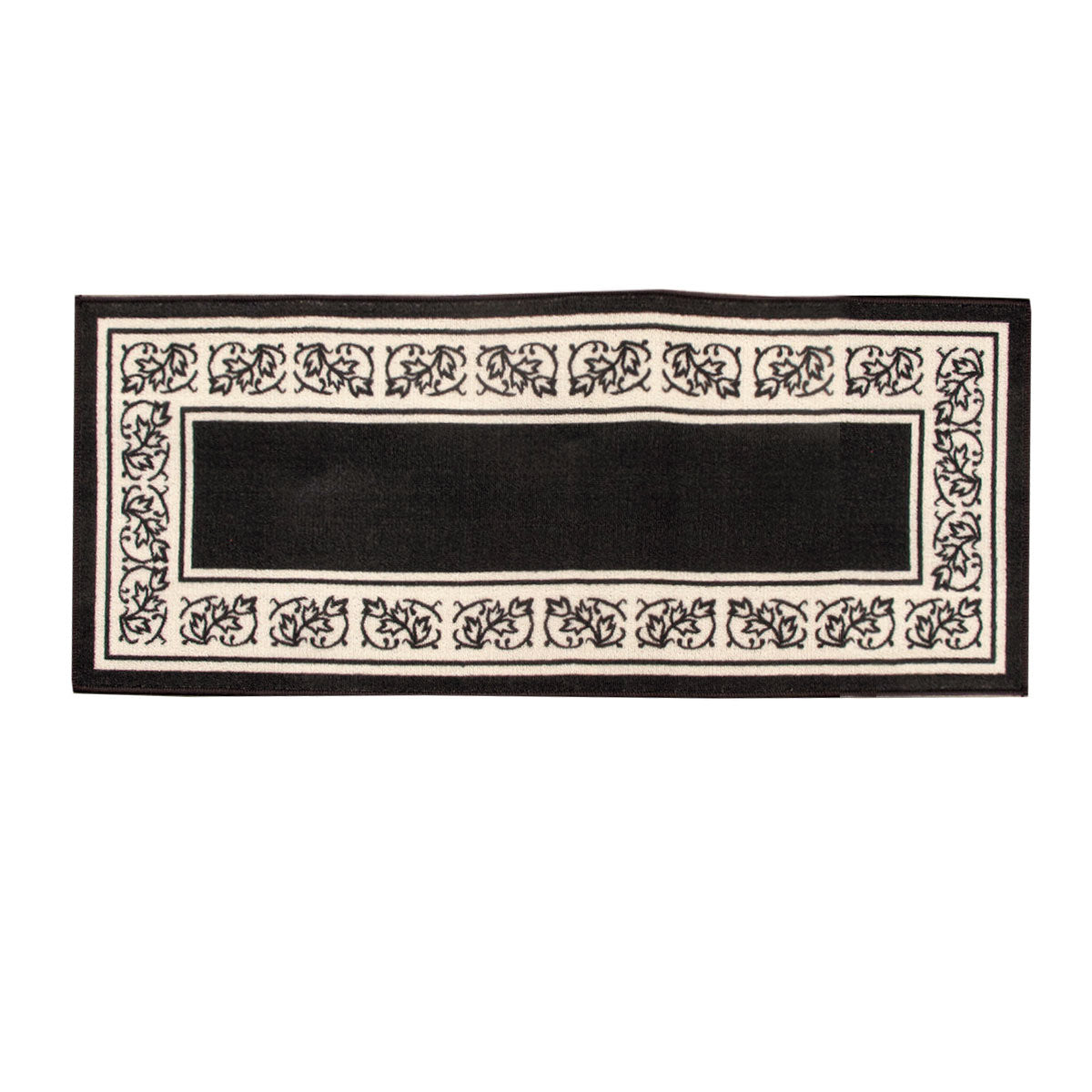 Newton Bath Runner 50 x 120cm - Floral Texture, Rubber Back, Coffee - SuperSaverAU - view 1