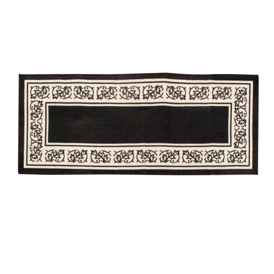Newton Bath Runner 50 x 120cm - Floral Texture, Rubber Back, Coffee - SuperSaverAU - view 1