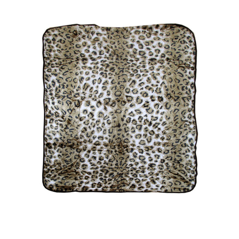 Animal Skin Pattern Faux Mink Blanket Queen 200x240 cm - Soft Polyester - SuperSaverAU - view 1