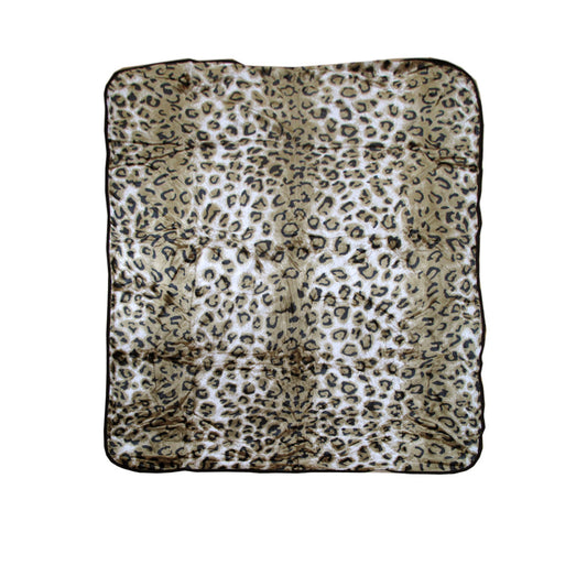Animal Skin Pattern Faux Mink Blanket Queen 200x240 cm - Soft Polyester
