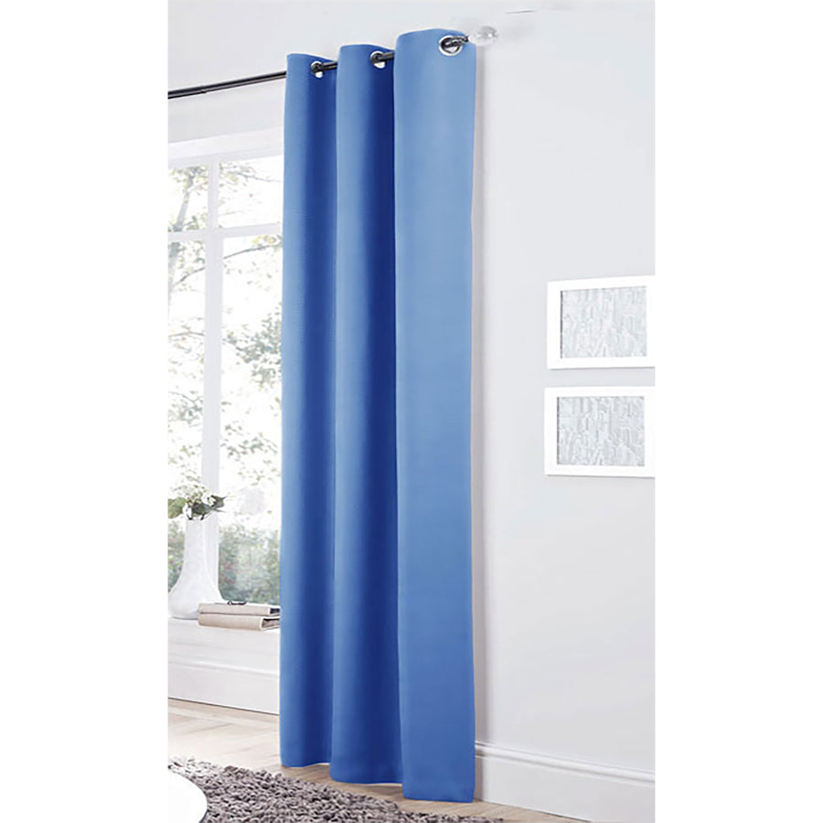 Bloomington Easy Care Eyelet Blackout Curtain 120 x 221 cm - 99% Light Blockout - SuperSaverAU - view 1