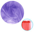 Purple Organza Sheer Rod Pocket Curtains 150 x 213 cm - Solid Colour Design - SuperSaverAU - view 1