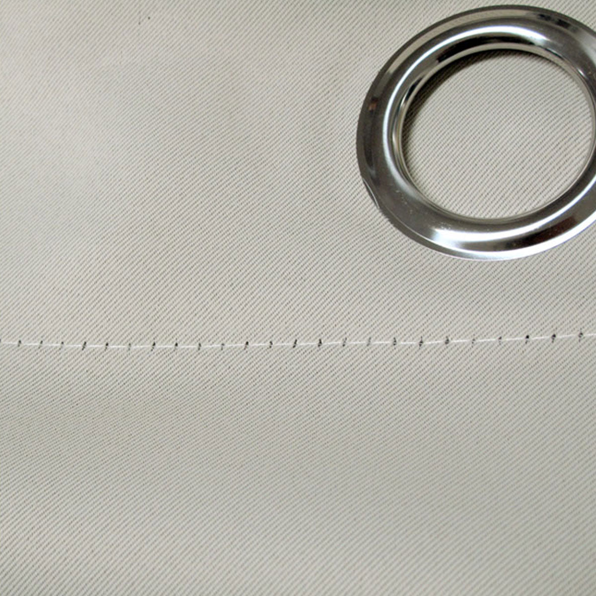 Blue Pair of Blockout Plain Eyelet Curtains 140 x 223 cm - Thermal Lined, Easy Care - SuperSaverAU - view 2