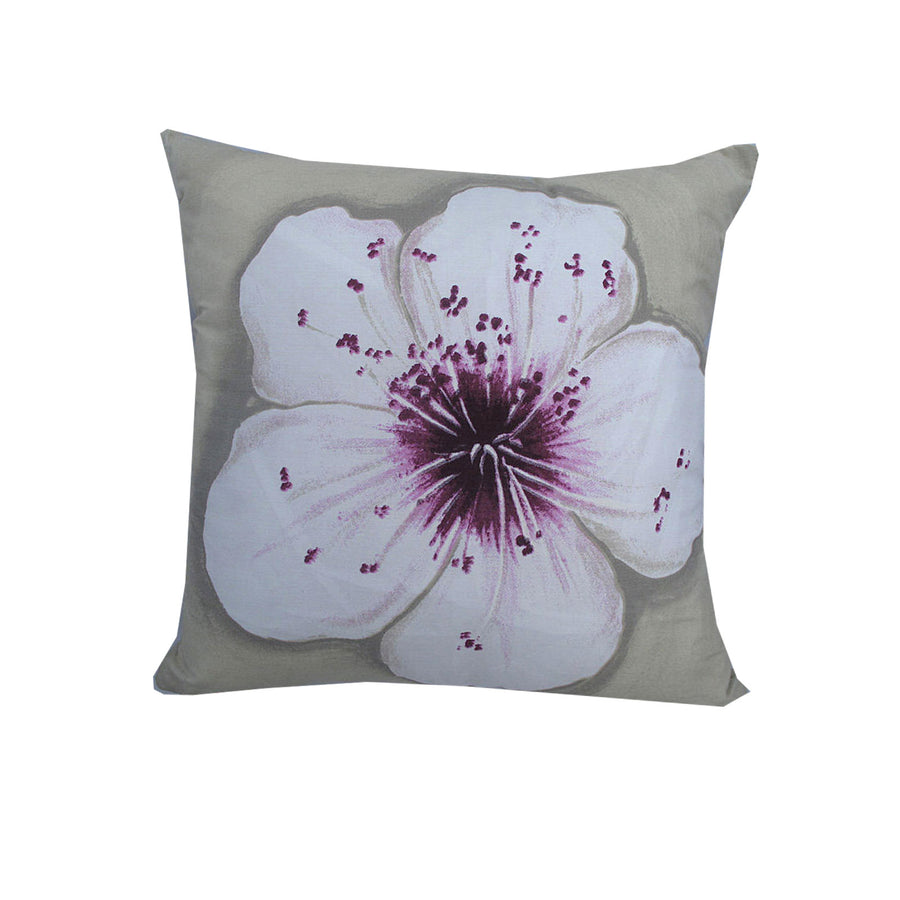 225TC Cherry Blossom Square Cushion - Floral Print, 45 x 45cm, Machine Washable - SuperSaverAU - view 1