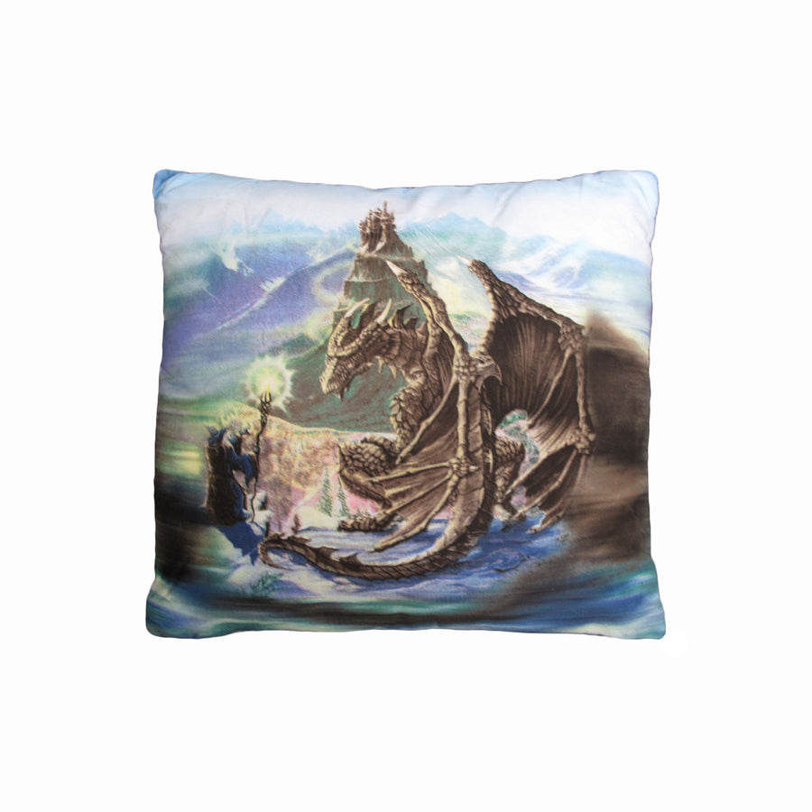 Disney Dragon Encounter Filled Square Cushion - 40 x 40 cm, Polyester - SuperSaverAU - view 1