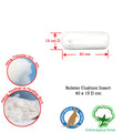 Premium Duck Feather Rich Neckroll Cushion Insert - 15 x 40cm