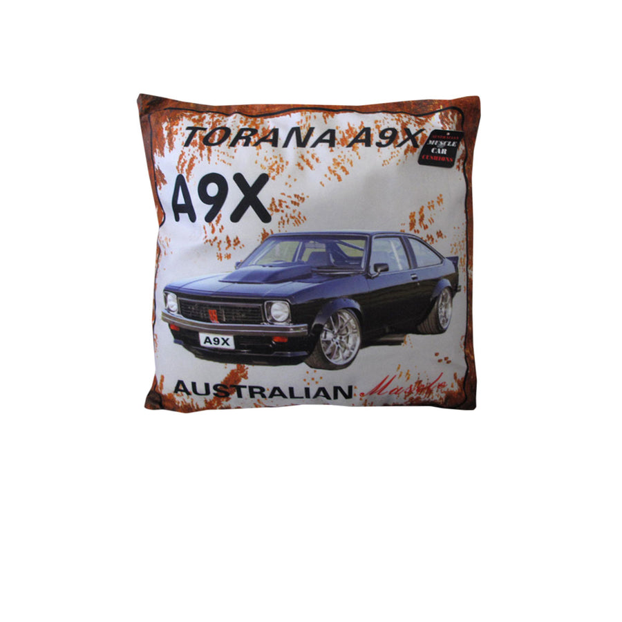 Australian Muscle Car Cushion 40 x 40 cm - A9X Torana Blue, Retro Design - SuperSaverAU - view 1