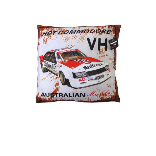 Australian Muscle Car Cushion VH HDT Comodore Red 40 x 40 cm - Retro Design