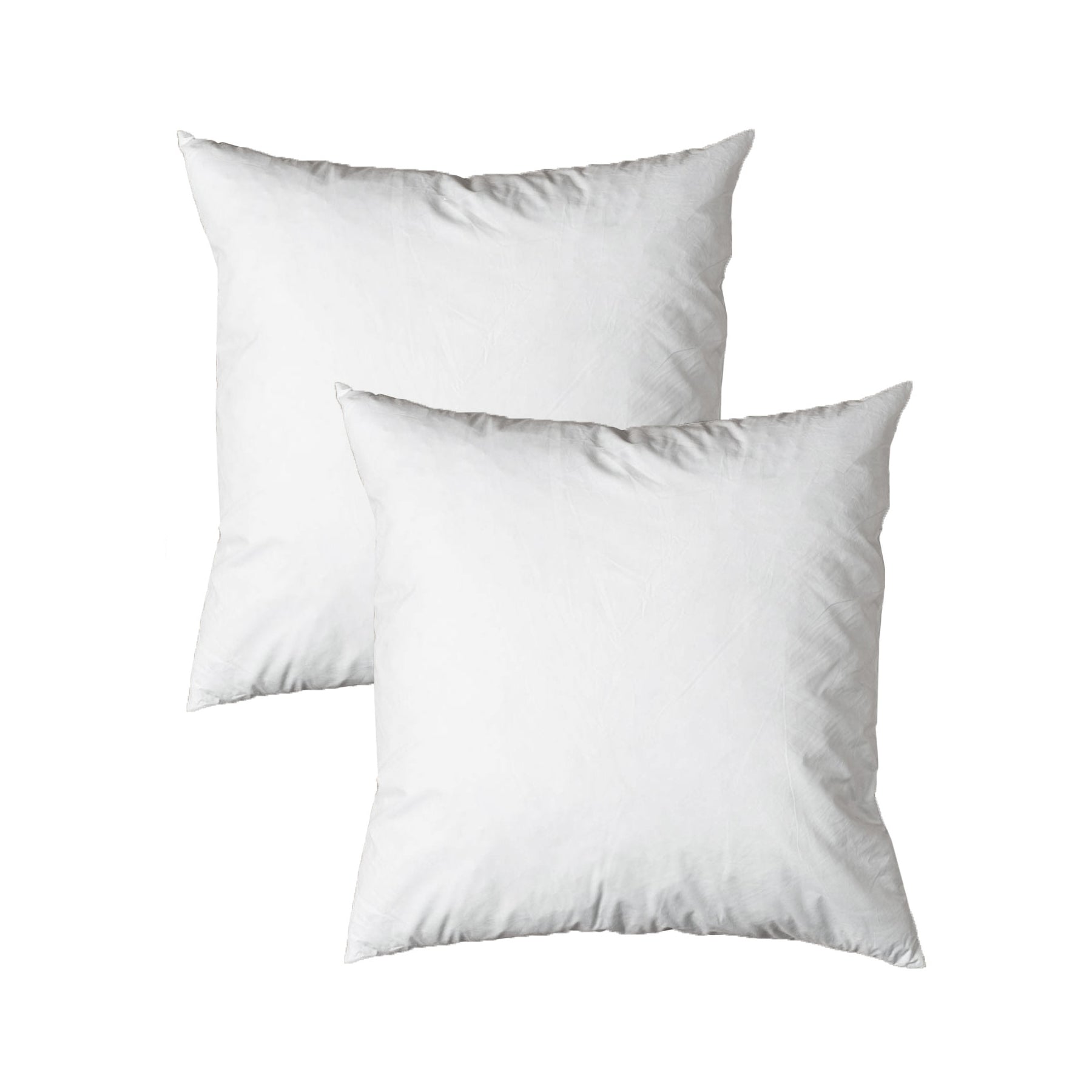 Duck Feather Rich Fill European Cushion Inserts 65 x 65 cm - 2 Pack - SuperSaverAU - view 1