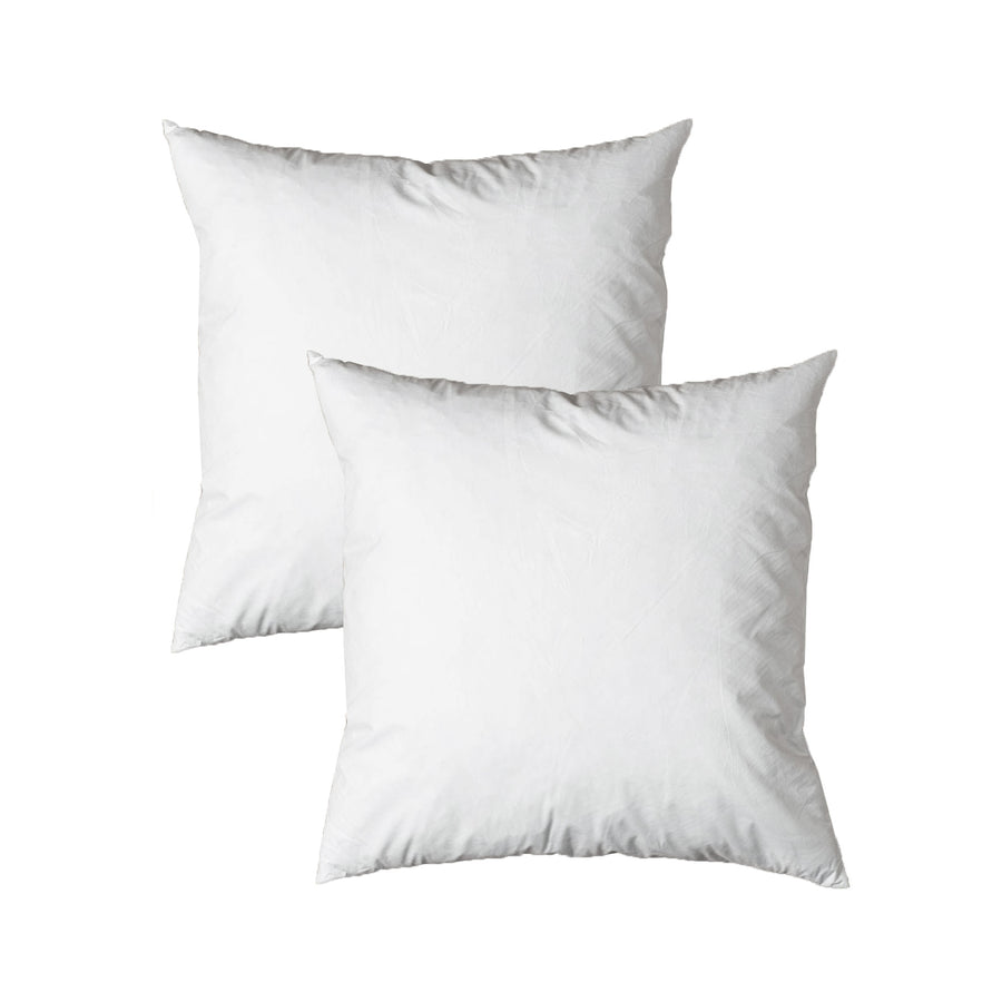 Duck Feather Rich Fill European Cushion Inserts 65 x 65 cm - 2 Pack - SuperSaverAU - view 1