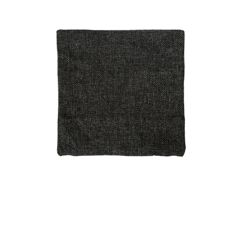 Designer Cushion Cover - Black Chenille, Zip Closure, 43 x 43 cm - SuperSaverAU - view 1