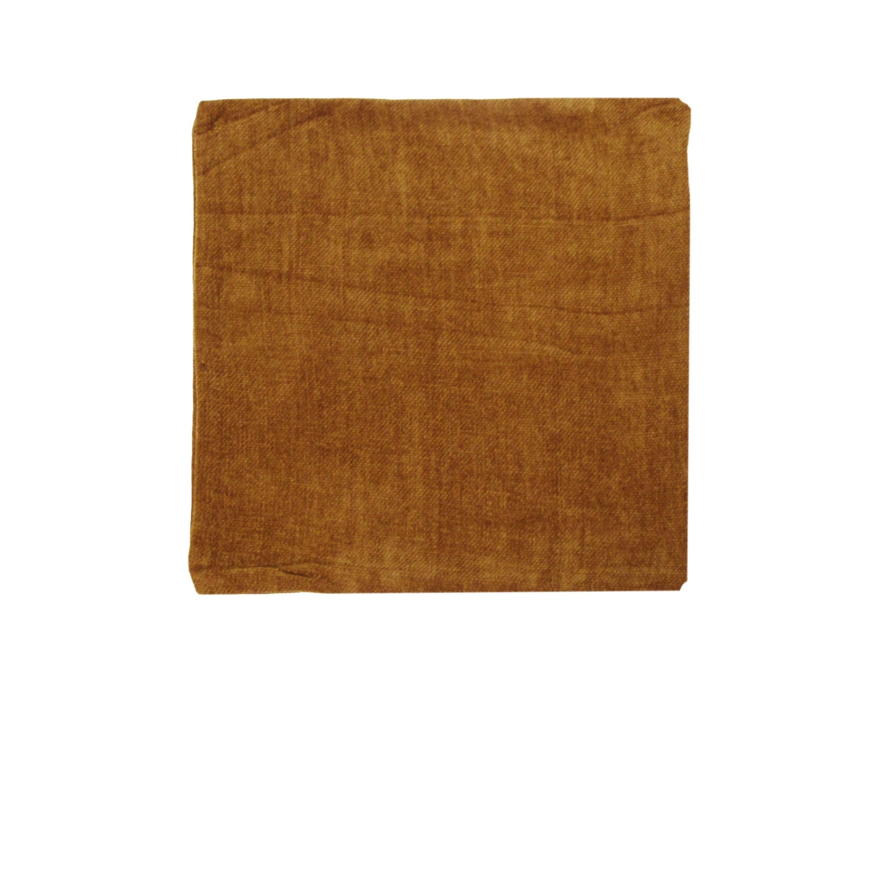 Designer Cushion Cover - Brown Chenille, 43 x 43 cm, Zip Closure, Solid Texture - SuperSaverAU - view 1