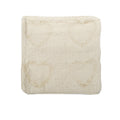 Cotton Knitted Cushion Cover 43 x 43 cm - Hearts & Herringbone Patterns - SuperSaverAU - view 1