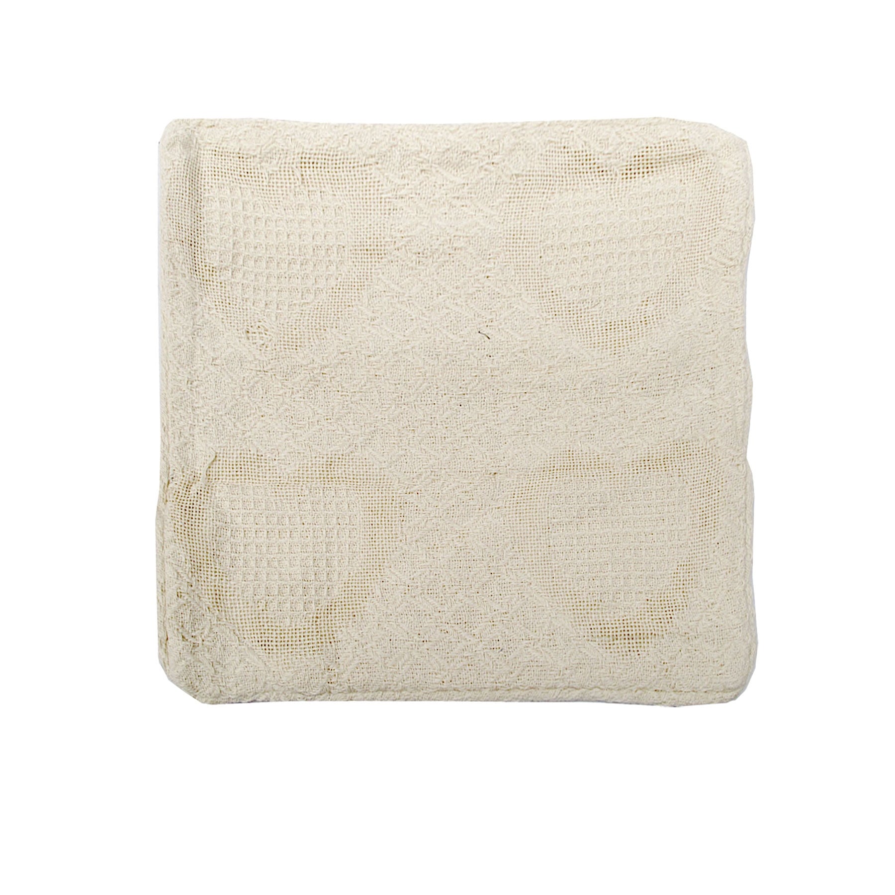 Cotton Knitted Cushion Cover 43 x 43 cm - Hearts & Herringbone Patterns - SuperSaverAU - view 1