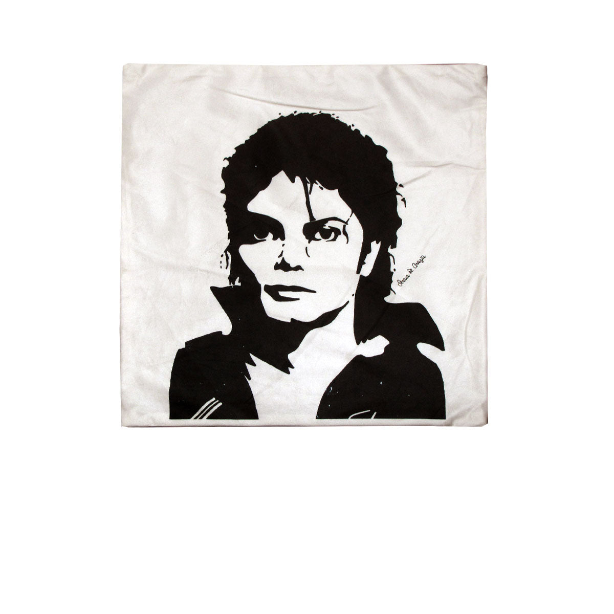 Michael Jackson Retro Printed Cushion Cover 43 x 43 cm - Vintage Design - SuperSaverAU - view 1