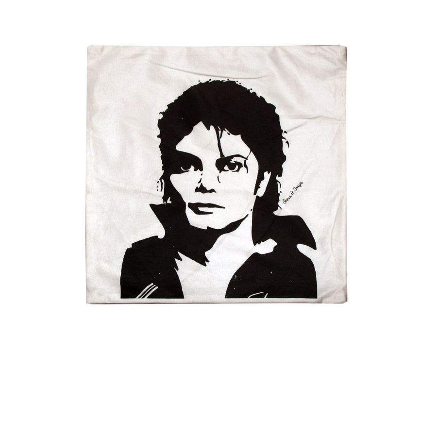 Michael Jackson Retro Printed Cushion Cover 43 x 43 cm - Vintage Design - SuperSaverAU - view 1