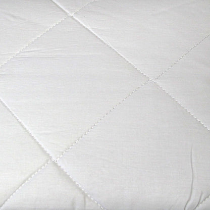 Lightly Quilted Cotton Top Mattress Protector Single 36cm Wall - 91 x 193 cm
