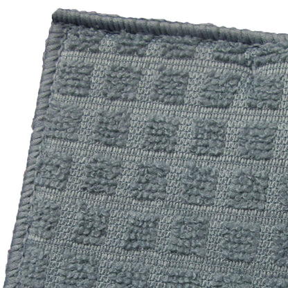 Set of 2 Super Absorbent Microfibre Checkered Dish Drying Mats 50x38 cm