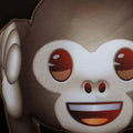 Premium Emoji Monkey Face Front Car Seat Covers Pair