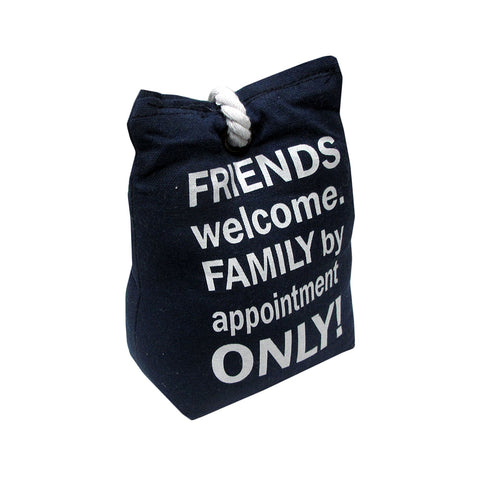 Cute Text Door Stopper - 18 x 11 x 8 cm, 100% Cotton, Inspirational Design - SuperSaverAU - view 1