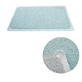 Loofah Shower Mat 40 x 70 cm - Fast Drying, Woven Design, Blue - SuperSaverAU - view 1