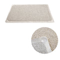 Loofah Shower Mat 40 x 70 cm - Fast Drying Rubber Bath Carpet in Cream - SuperSaverAU - view 1
