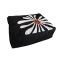 Heavy Duty Pure Cotton Pet Dog Bed Cover Small Black Floral Design - SuperSaverAU - view 1