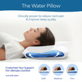 Mediflow Elite Premium Fibre Water Pillow with Adjustable Support - 50 x 70cm