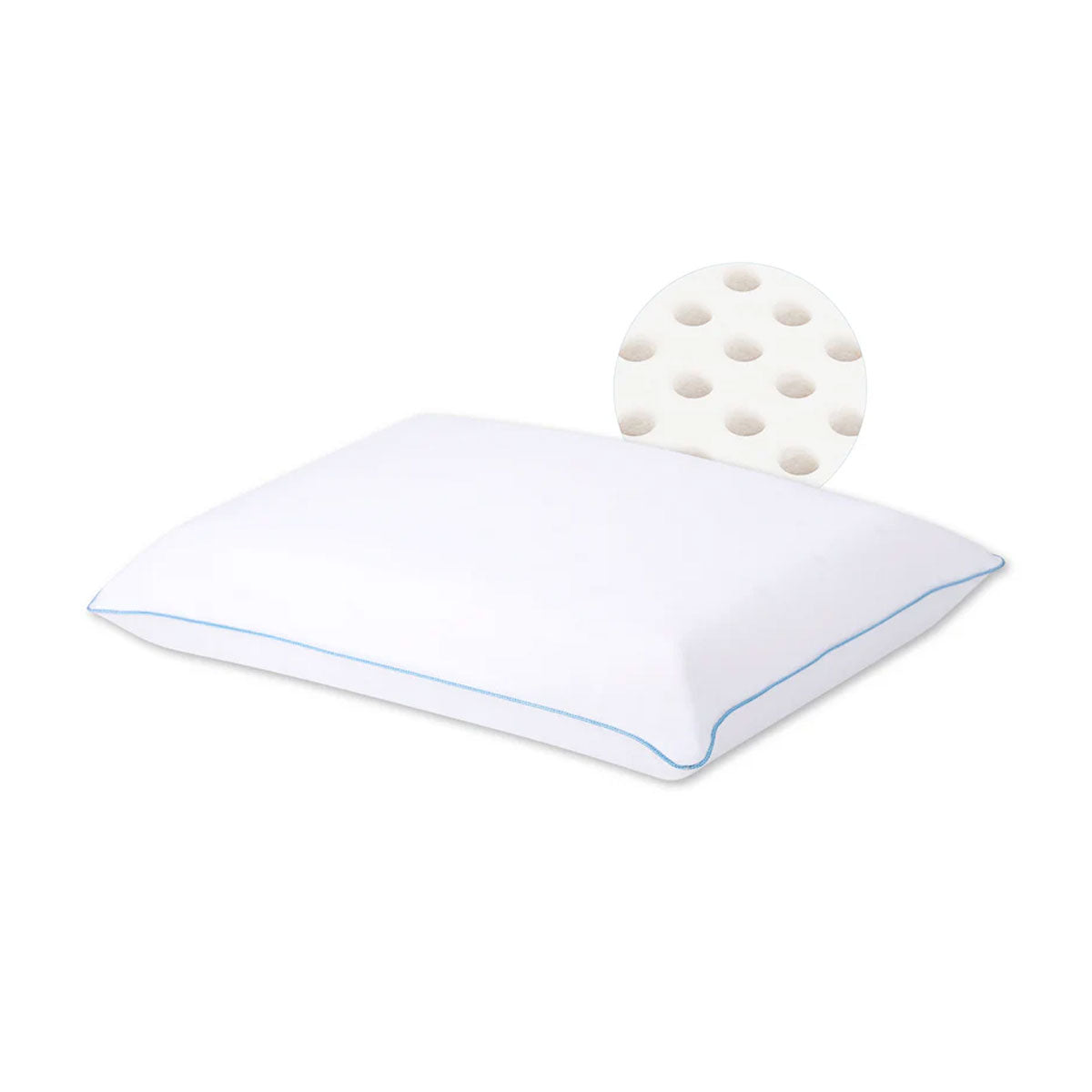 Mediflow Elite Premium Fibre Memory Foam Water Pillow with Adjustable Support - 44 x 66cm