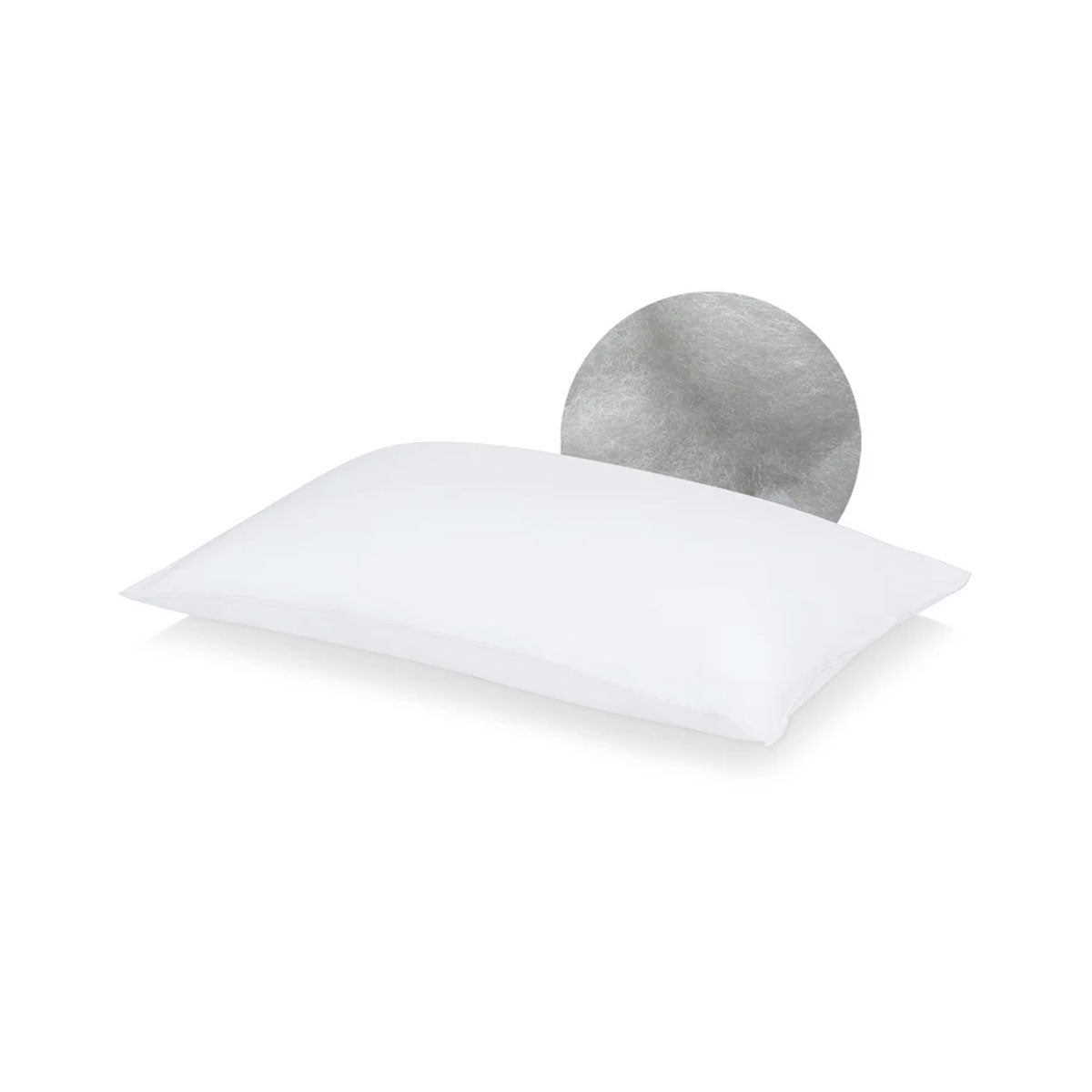 Mediflow Travel Size Waterbase Fibre Pillow 33 x 53 cm - Hypoallergenic, Cervical Comfort - SuperSaverAU - view 2