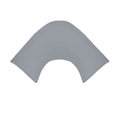 280TC Polyester Cotton V Shape Pillowcase Grey - Solid Colour Design, Machine Washable - SuperSaverAU - view 1