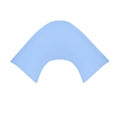 280TC Polyester Cotton V Shape Pillowcase - Solid Colour Design, Sky - SuperSaverAU - view 1