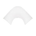 V Shape Pillowcase 280TC Polyester Cotton - Solid Colour Design, White - SuperSaverAU - view 1