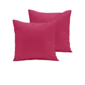 HotPink 280TC Polyester Cotton European Pillowcases 64 x 64 cm - Set of 2 - SuperSaverAU - view 1