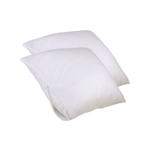 Unique Stain Resistant Fabric Pillow Protectors Set of 2 - European Size 65 x 65 cm - SuperSaverAU - view 1