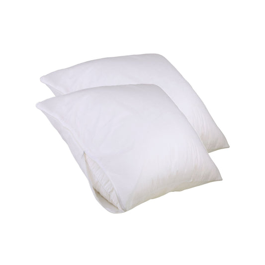 Unique Stain Resistant Fabric Pillow Protectors Set of 2 - European Size 65 x 65 cm