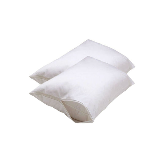 Unique Stain Resistant Fabric Pillow Protectors - Set of 2 Standard 48x73 cm
