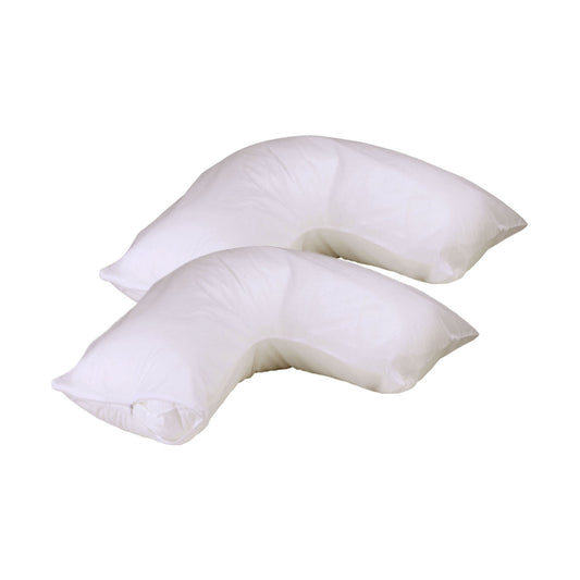 Unique Stain Resistant Fabric Pillow Protectors Set of 2 V Boomerang 67x35x35 cm