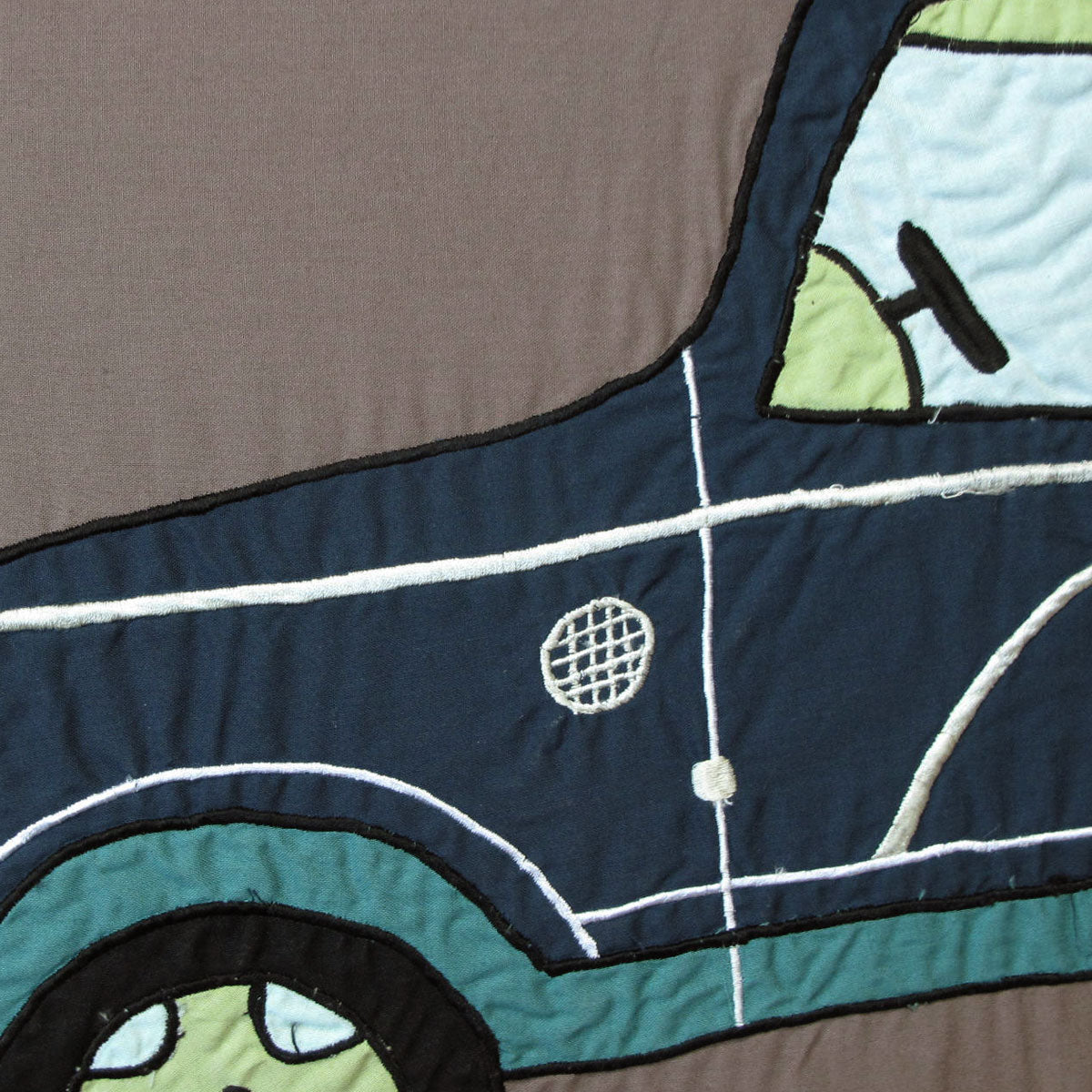 Jeep Wrangler Embroidered Quilt Cover Set Single 140 x 210 cm with Pillowcase - SuperSaverAU - view 3