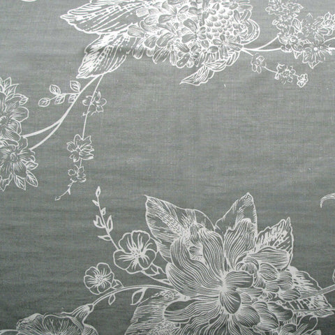Pure Cotton Quilt Cover Set Double - Checked/Floral/Foliage Design - Ashley - SuperSaverAU - view 1