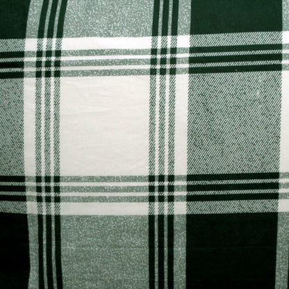 Polyester Cotton Checkered Forest Quilt Cover Set King