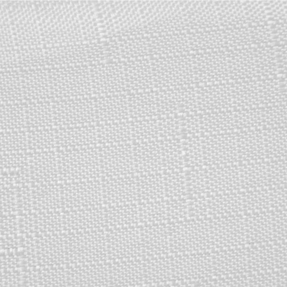 Emporio Slub Table Cloth White 150 x 230 cm - Solid Colour, Machine Washable
