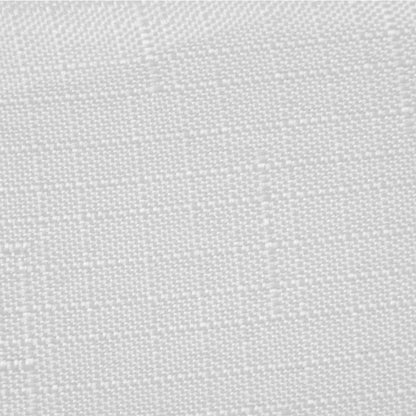 Emporio Slub Table Cloth White 150 x 300 cm - Solid Colour, Machine Washable