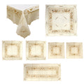 Embroidered Daisy Table Decorative Set - 7 Pieces, Floral Design, Polyester - SuperSaverAU - view 1