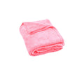 Light Weight Coral Fleece Throw Rug 150x200 cm Fusion Pink - Soft, Durable, Machine Washable - SuperSaverAU - view 1