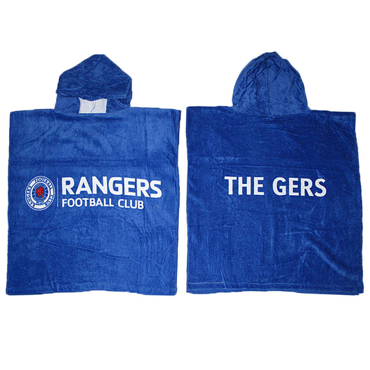 Rangers Football Kids Hooded Towel 60x120cm - Stylish Character Print Design