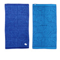 Jacquard Velour Reversible Beach Towel 81 x 162 cm - Blue Swirls Design - SuperSaverAU - view 1