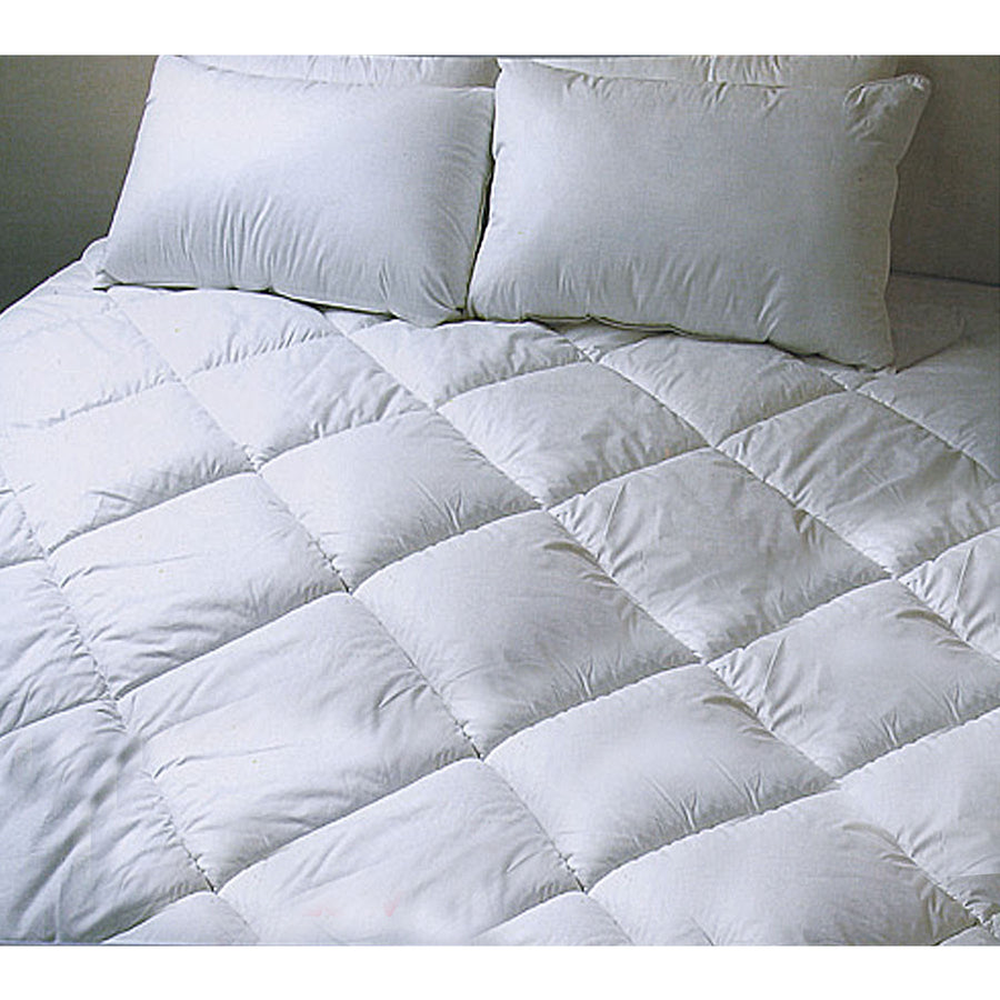 Air Soft Fully Fitted Underlay King Single - Machine Washable, Dust Mite Resistant - SuperSaverAU - view 1