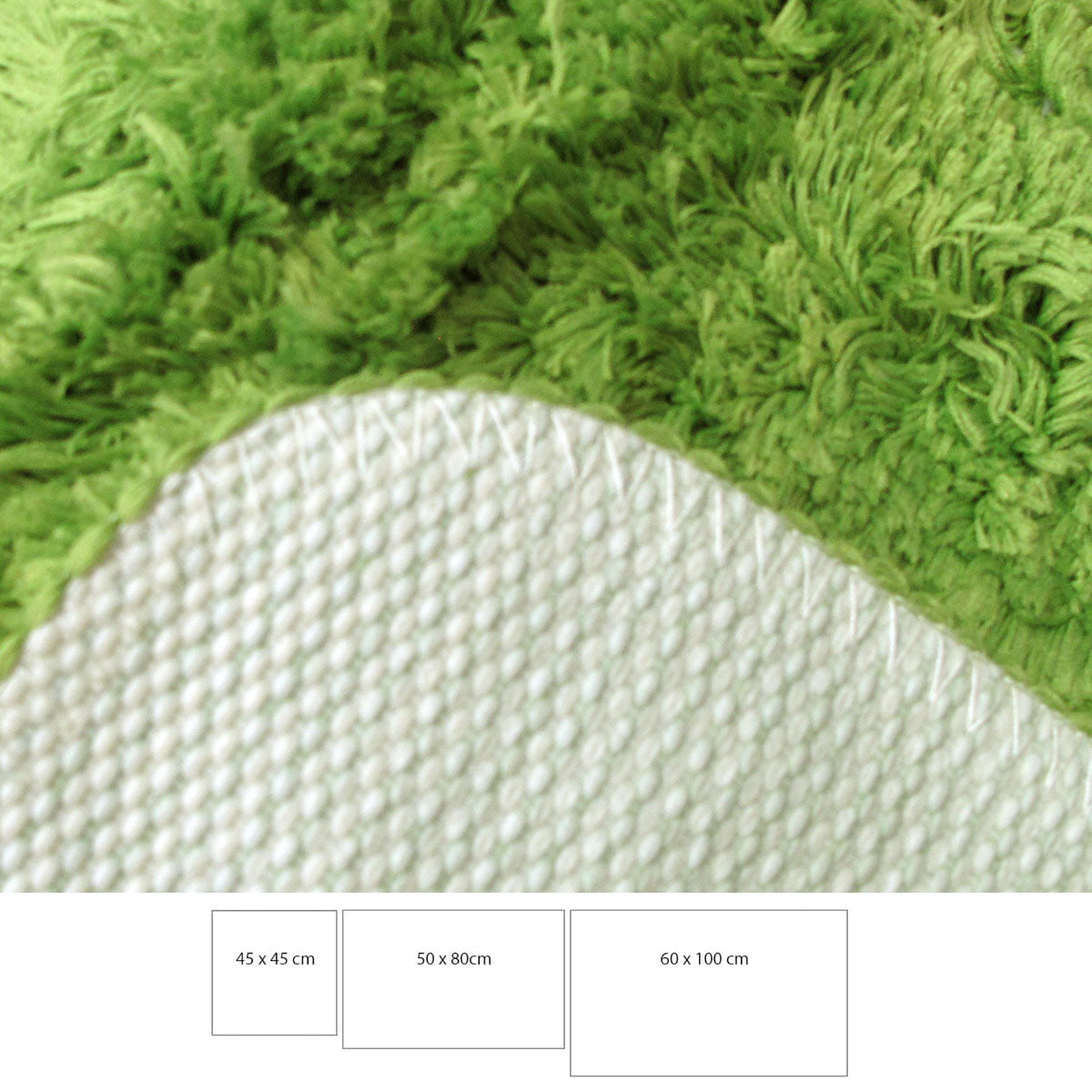 Sleim Set of 3 Bath Mat Set - Shaggy Design, Light Brown, 45x45cm, 50x80cm, 60x100cm - SuperSaverAU - view 3