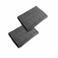 800GSM Set of 2 Cotton Bath Mats 50 x 70 cm Charcoal - SuperSaverAU - view 1